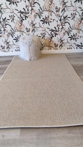 Alfombra Carpeta Simil Yute 1.50 X 2.00 Texturada Keops3008