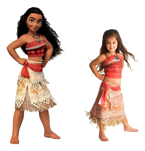 Traje Navideño De Moana Cosplay Vaiana For Mujeres Adultas