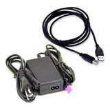 Fonte Impressora Hp F4480 Plug Roxo + Cabo Energia +cabo Usb