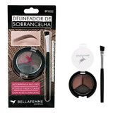 Kit Sobrancelhas Maquiagem Sombras Iluminador Primer Pincel