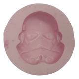 Molde De Silicon Con Diseño Darth Vader Para Su Reposteria