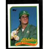 1989 Topps 500 Jose Canseco Nmmt Atletismo