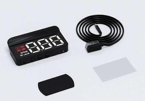 Head Up Display Hud Obd2 Velocidade Digital No Parabrisa