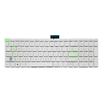 Teclado Blanco BIOSELECTRONIC HP Pavilion Español Latinoamérica 15-bs026la 250 G6 | Envío gratis
