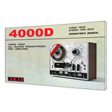 Manual Do Tape Deck Akai 4000d (cópia)