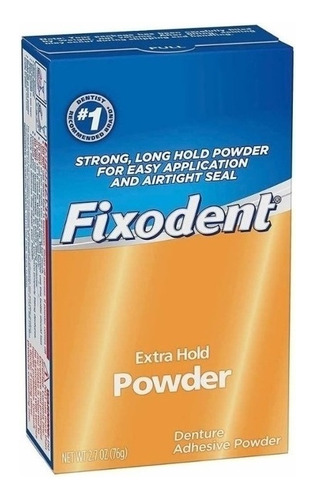 Fixodent Extra Polvo Adhesivo Max Fijación Prótesis Dental 