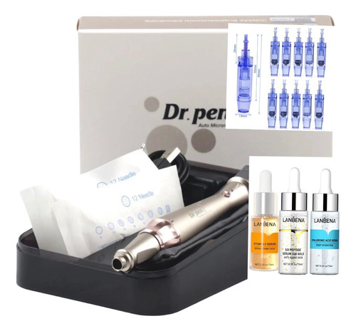 Dr Pen E30 Inalámbrico + 12 Repuestos +kit Lanbena