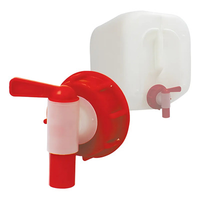 Llave Válvula Para Bidón O Garrafas 20 Y 50 Litros Mv-9 Color Blanco C\u002Frojo | Meses sin interés
