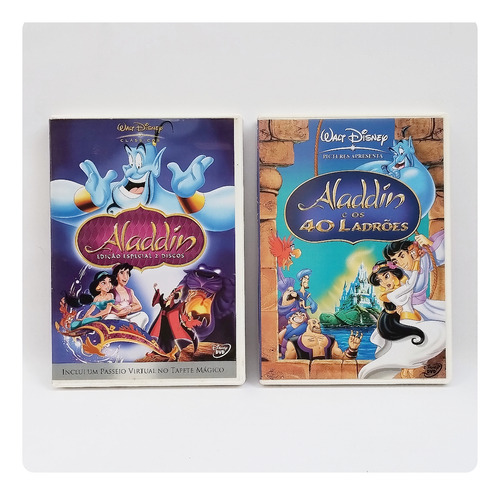 Lote Dvd Desenho Aladdin E Aladdin E Os 40 Ladrões Disney