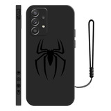 Carcasa Silicona De Spiderman Araña Para Samsung + Correas