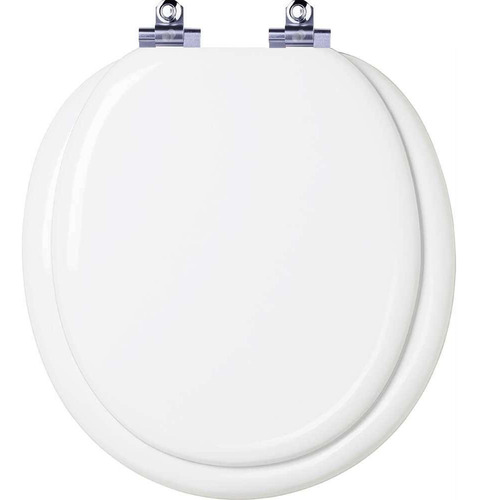 Tampa De Vaso Almofadada Amortecedor Oval Branco Para Icasa