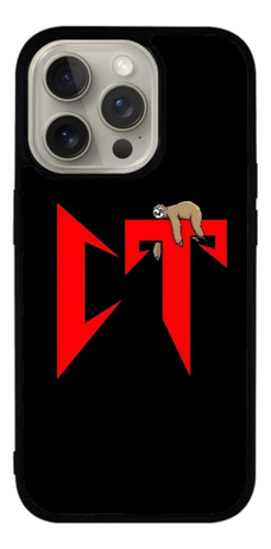 Funda Para iPhone De Ct Corridos Tumbados Nata Fondo Negro