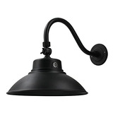 14in. Negro De Cuello De Cisne Led Granero Luz 42w 4200lm Wa