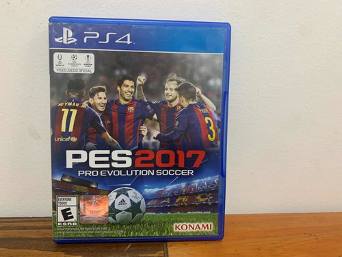 Pes 2017 Ps4 Físico Usado