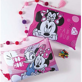 Fronha Capa Travesseiro Avulsa Disney Infantil 100% Algodão Minnie Laços