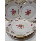 Juego De 6 Platos Playos De Porcelana  Bavaria Winterling 