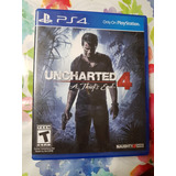 Uncharted4 Para Ps4 Físico En Español Original