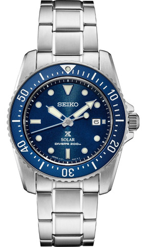 Relógio Seiko Prospex Sne585 Diver Solar Azul