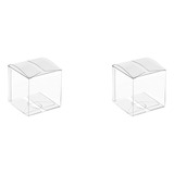100 Cajas De Plástico Transparente Para Regalos, Caja De Emb