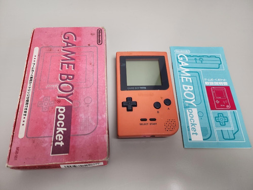 Game Boy Pocket Rosa Con Caja Y Manual