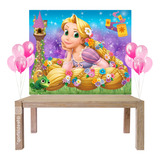 Fondo De Tela Enredados -princesa Rapunzel Decoración Candy 