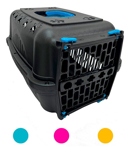 Transportadora Black N°2 H.5kg Perros/gatos Durapet´s