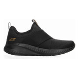 Tenis Skechers Bobs Sport Negro Slip-on Para Mujer 