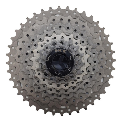 Cassete Mtb Sky Nano 8v 11/40 11-40d Padrão Hg 435g