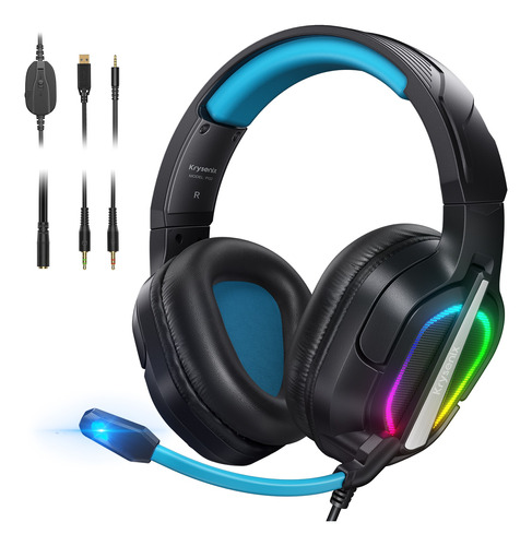 Auriculares Para Juegos Con Cancelación De Ruido Krysenix