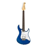 Guitarra Elétrica Yamaha Pac012/100 Series 012 Stratocaster De  Mogno 2023 Dark Blue Metallic Brilhante Com Diapasão De Pau-rosa