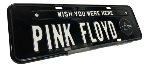 Placa De Carro Decorativa Pink Floyd Alto Relevo Decoração