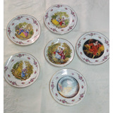 Platos De Porcelana Distintos Motivos Lote 99 Usados Excelen