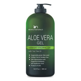 Gel De Aloe Vera  De Aloe Orgnico 100% Puro Infundido Con In