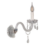 Aplique Cristal 1 Luz Candelabro Retro Repuesto Brazo