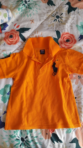 Chomba Polo Naranja 9 Meses