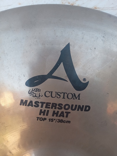 Hi Hat Zildjian A Custom Mastersound 15  (reparado)