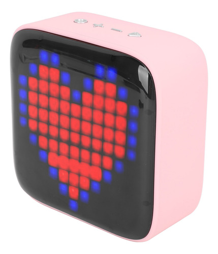 Altavoz Inalámbrico Mini Retro Led Colorido Estilo Pixel