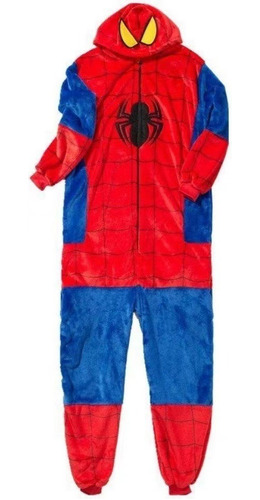 Spiderman Traje De Pijama De Franela Para Niños Y Niñas Con