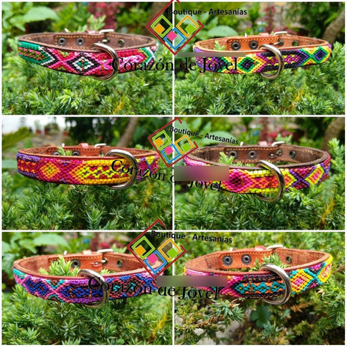 Collares Finos De Piel Para Perros /xxs Artesanal/chiapas