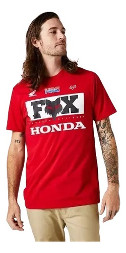 Polera Fox Honda Premium Roja 