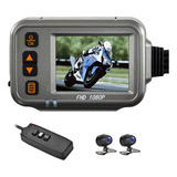 Cámara De Moto Wifi Dual Full 1080p Impermeable Moto Dashcam