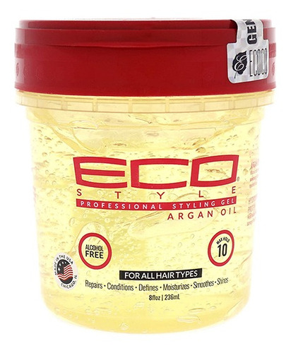 Gel Eco Style Argan X 236ml (8 Oz) - mL a $106