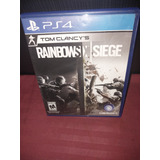 Jogo Tom Clancys Raimbow Six Siege P/ Playstation 4 Ps4