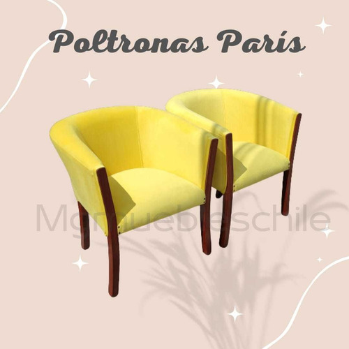 2  Poltronas Paris Sitial Sillon