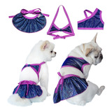 Tony Hoby Bikini Para Perro, Traje De Baño Brillante Para Pe