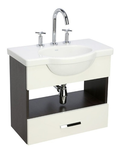 Vanitory Ferrum Mueble Colgante 64cm Venecia Baño Para Armar