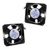 2pcs Ventilador Ventoinha Gc Metalica Bivolt 120x120x38mm