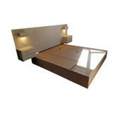 Combo Cabecera Respaldo 2 Cajones /cama Box Con Cajones 2x 2