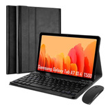 Capa Imã + Teclado Abnt2 Mouse Para Galaxy Tab A7 T500 T505