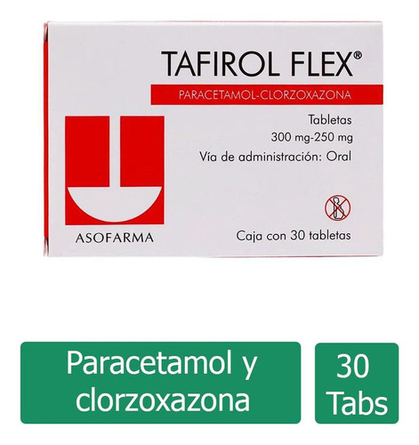 Tafirol Flex 300 Mg /250 Mg Caja Con 30 Tabletas